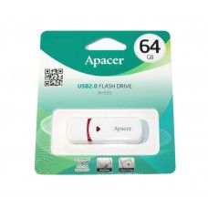USB Flash Drive 64Gb Apacer AH333, White (AP64GAH333W-1)