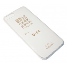 Накладка ультратонка силіконова для Xiaomi Mi A1 / Mi5X Transparent