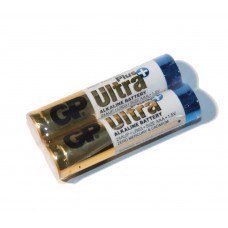 Батарейка AAA (LR03), щелочная, GP Ultra Plus, 2 шт, 1.5V, Shrink (GP24AEBC-2S2)