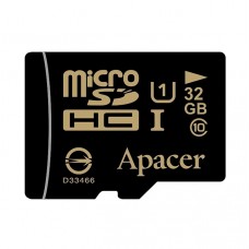Карта пам'яті microSDHC, 32Gb, Class10, Apacer без адаптера, AP32GMCSH10U1-RA
