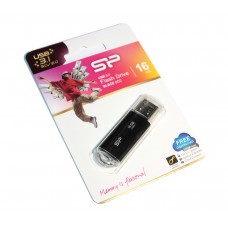 USB 3.1 Flash Drive 16Gb Silicon Power Blaze B02 Black / SP016GBUF3B02V1K