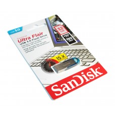 USB 3.0 Flash Drive 32Gb SanDisk Ultra Flair, Silver/Blue (SDCZ73-032G-G46B)