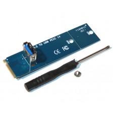 Адаптер M2-PCI-e x16, USB, викрутка, пакет