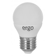 Лампа світлодіодна E27, 5W, 4100K, G45, Ergo, 380 lm, 220V (LSTG45Е275ANFN)
