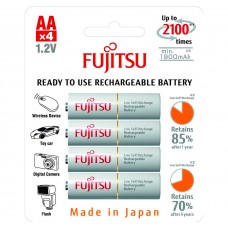 Акумулятор AA, 1900 mAh, Fujitsu, 4 шт, 1.2V, Bulk (HR-3UTCEX4B)