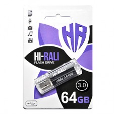 USB 3.0 Flash Drive 64Gb Hi-Rali Corsair series Black / HI-64GB3CORBK