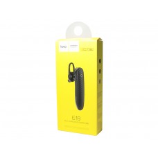 Гарнитура Bluetooth Hoco E18 Silo Black