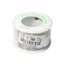 Припій EleCall, діаметр 0,5 мм, склад: Sn 99.3%, 75 гр (10195)