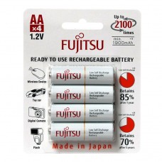 Акумулятор AA, 1900 mAh, Fujitsu, 4 шт, 1.2V, Blister (HR-3UTCEX(4B))