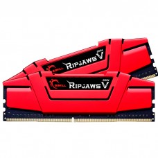 Пам'ять 8Gb x 2 (16Gb Kit) DDR4, 3000 MHz, G.Skill Ripjaws V, Red (F4-3000C15D-16GVR)