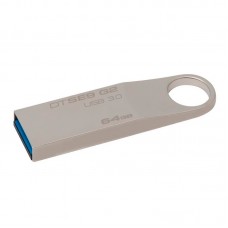 USB 3.0 Flash Drive 64Gb Kingston DataTraveler SE9 G2, Silver, металлический корпус (DTSE9G2/64GB)