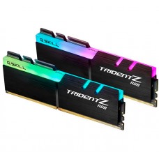 Пам'ять 8Gb x 2 (16Gb Kit) DDR4, 3200 MHz, G.Skill Trident Z RGB, Black (F4-3200C16D-16GTZR)