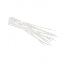 Стяжки для кабелю, 200 мм х 5,0 мм, 100 шт, White