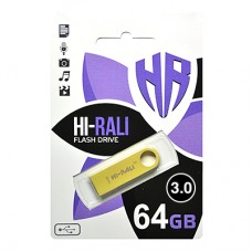 USB Flash Drive 64Gb Hi-Rali Shuttle series Gold (HI-64GBSHGD)