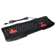Клавіатура Esperanza Wired EGK101RUA  Black/ Red, USB