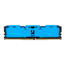 Пам'ять 8Gb DDR4, 3000 MHz, Goodram Iridium X, Blue (IR-XB3000D464L16S/8G)