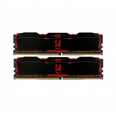 Память 8Gb x 2 (16Gb Kit) DDR4, 3000 MHz, Goodram IRDM X, Black (IR-X3000D464L16S/16GDC)