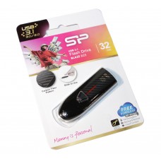 USB 3.0 Flash Drive 32Gb Silicon Power Blaze B25 Black, SP032GBUF3B25V1K