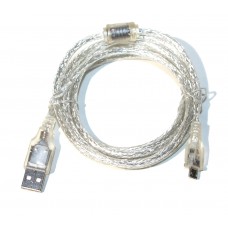 Кабель USB - micro USB 1.8 м Cablexpert Transparent, преміум (CCP-mUSB2-AMBM-6-TR)