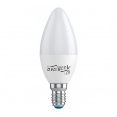 Лампа светодиодная E14, 5W, 3000K, C37, EnerGenie, 450 lm, 220V (EG-LED5W-E14K30-11)