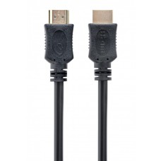 Кабель HDMI - HDMI 3 м Cablexpert Black, V.2.0, 4К 60 Гц, позолочені конектори (CC-HDMI4L-10)