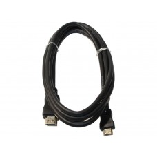 Кабель mini HDMI - HDMI 1.8 м Viewcon Black, V1.4, позолочені конектори (VD 091-1,8 М.)
