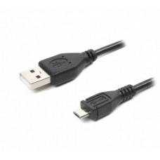Кабель USB - micro USB 0.3 м Maxxter Black (UB-AMM-0.3M)