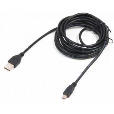 Кабель USB - mini USB 3 м Cablexpert (CCP-USB2-AM5P-10)