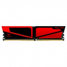 Пам'ять 8Gb DDR4, 2400 MHz, Team T-Force Vulcan, Red (TLRED48G2400HC1601)