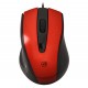 Мышь Defender MM-920, Red/Black, USB, оптическая, 1200 dpi, 3 кнопки, 1.25 м (52920)