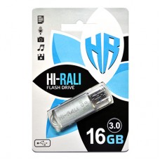 USB 3.0 Flash Drive 16Gb Hi-Rali Rocket series Silver, HI-16GB3VCSL