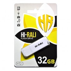 USB Flash Drive 32Gb Hi-Rali Taga White, HI-32GBTAGWH