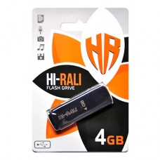 USB Flash Drive 4Gb Hi-Rali Taga Black, HI-4GBTAGBK