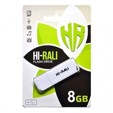 USB Flash Drive 8Gb Hi-Rali Taga White, HI-8GBTAGWH