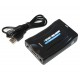 Конвертер SCART (мама) HDMI/MHL (мама), Black (YT-C-SCART(M)/HDMI(F))