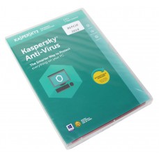 Антивірусна програма Kaspersky Anti-Virus 2018, 2 Desktop 1 year Base (DVD-Box)