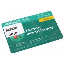 Антивірусна програма Kaspersky Internet Security Multi-Device, 1 Device 1 year Renewal Card