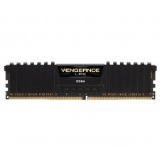 Пам'ять 8Gb DDR4, 2400 MHz, Corsair Vengeance LPX, Black (CMK8GX4M1A2400C16)