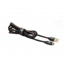 Кабель USB 2.0 - 1.0м AM/Micro-B Cablexpert CCPB-M-USB-04BK, премиум, 2.4А