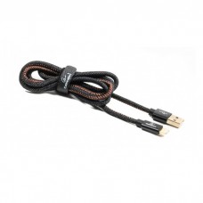 Кабель USB 2.0 - 1.0м AM/Lightning Cablexpert CCPB-L-USB-04BK, премиум, 2.4А