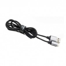 Кабель USB 2.0 - 1.0м AM/Lightning Cablexpert CCPB-L-USB-09BK, преміум, 2.4А
