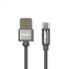 Кабель USB <-> microUSB, Remax RC-095m, магнітний, Gravity series