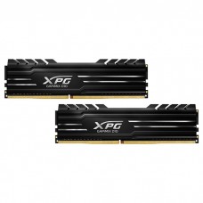Память 8Gb x 2 (16Gb Kit) DDR4, 3000 MHz, ADATA XPG Gammix D10, Black (AX4U300038G16-DBG)