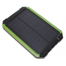 Універсальна мобільна батарея 30000 mAh, Power Bank, Black/Green, Solar (9967)