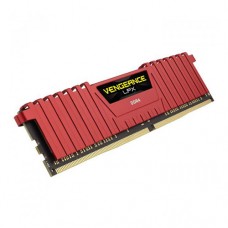 Пам'ять 8Gb DDR4, 2400 MHz, Corsair Vengeance LPX, Red (CMK8GX4M1A2400C16R)