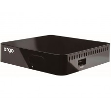 TV-тюнер зовнішній автономний Ergo 302 Black DVB-T2, HDMI, RCA, USB