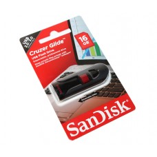 USB Flash Drive 16Gb SanDisk Cruzer Black/Red, SDCZ60-016G-B35 (SDCZ60-016G-B35)