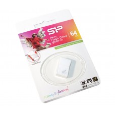 USB Flash Drive 64Gb Silicon Power Touch T08 White, SP064GBUF2T08V1W