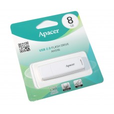 USB Flash Drive 8Gb Apacer AH336 White, AP8GAH336W-1