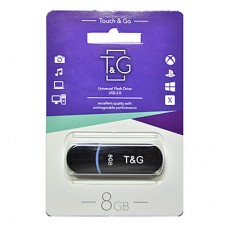 USB Flash Drive 8Gb T&G 012 Shorty series Black, TG012-8GBBK